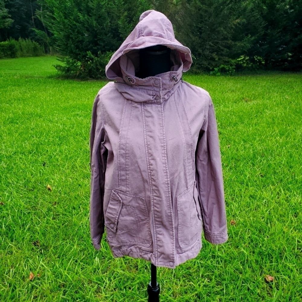 JOLT Lilac pink/purple Hooded jacket medium EUC